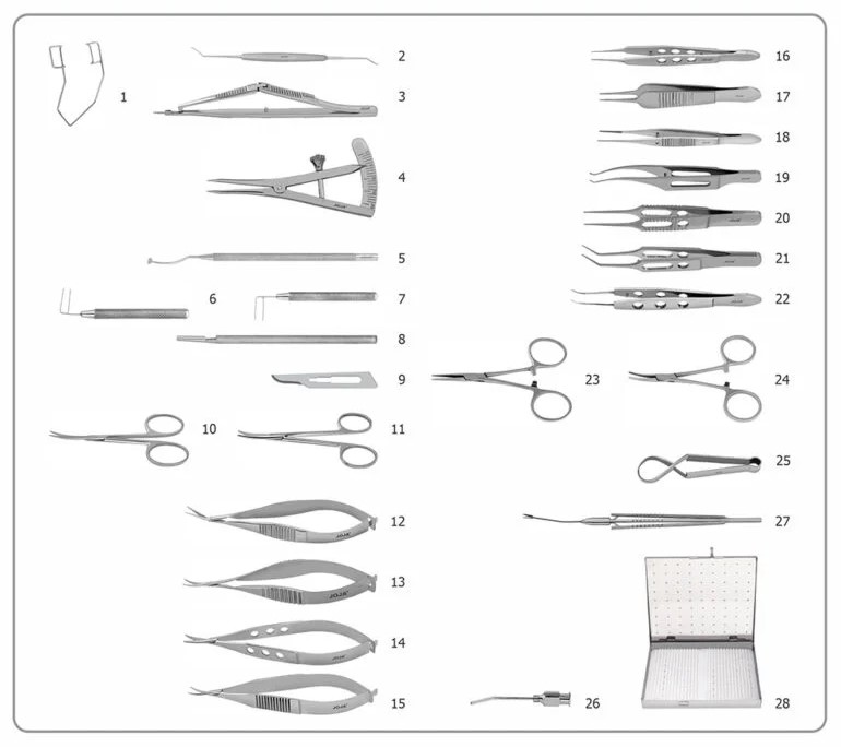 Arma Micro Surgery Glaucoma set